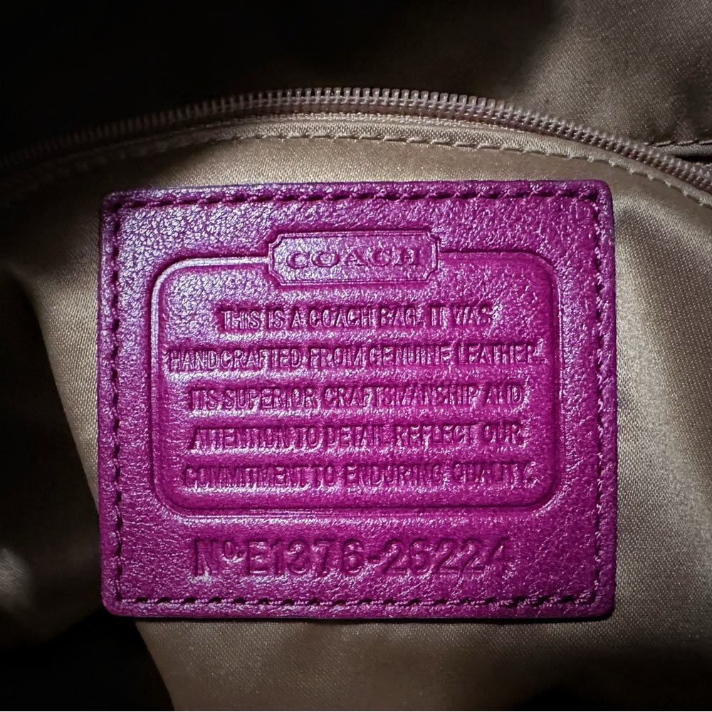 Vintage Coach Pink Hobo Bag with Luxurious Leather and Relaxed Design - Picture 3 of 16